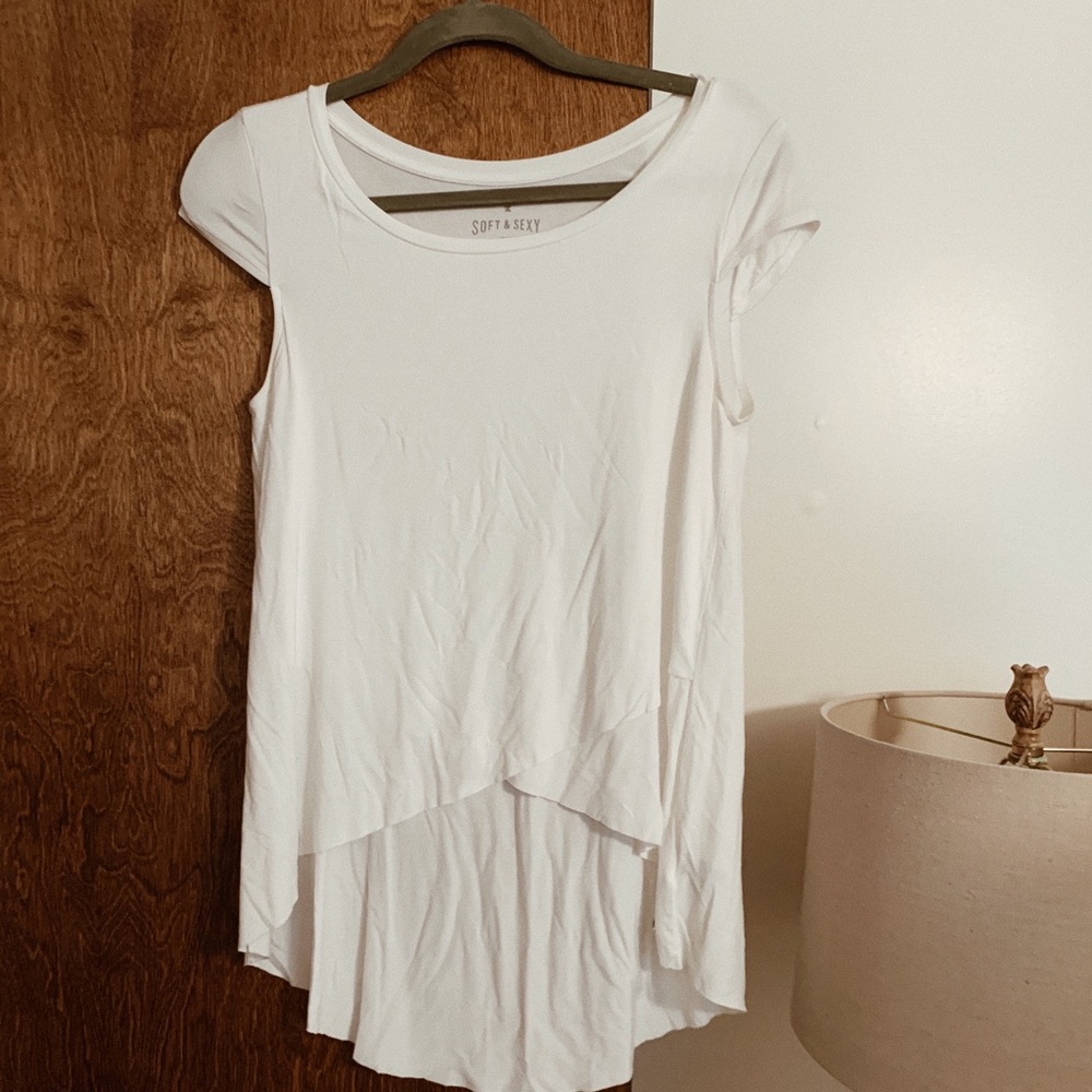 White Soft And Sexy T-shirt